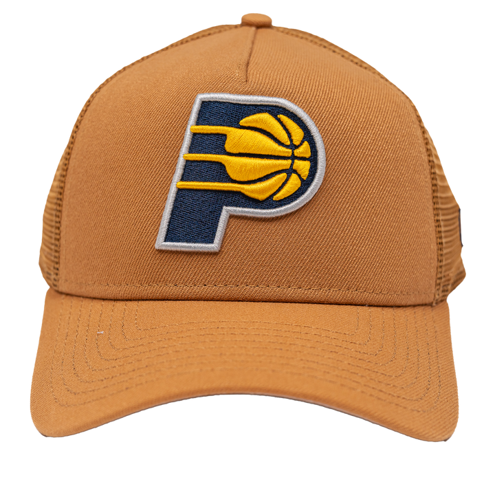 Adult Indiana Pacers Color Pack 9Forty Hat in Tan by New Era