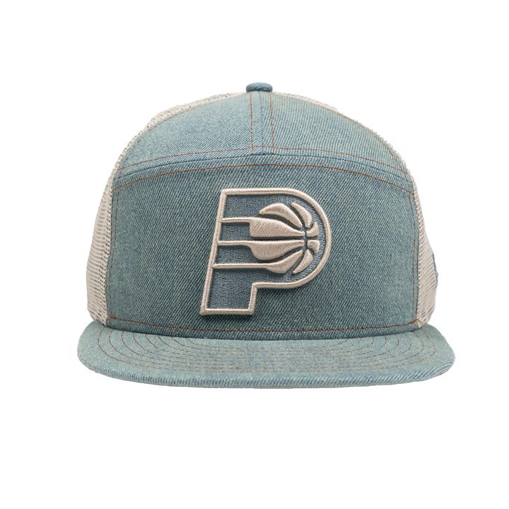 Adult Indiana Pacers Denim 9Fifty Hat in Denim by New Era