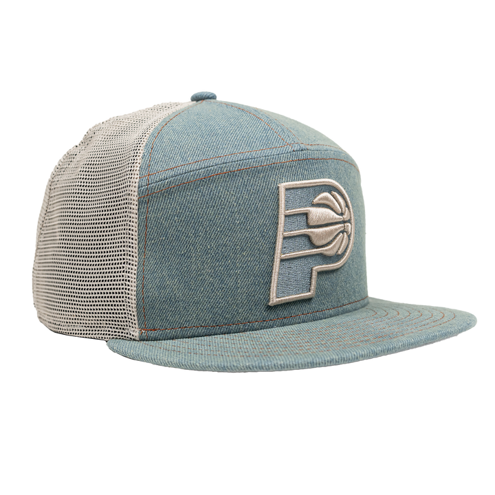 Adult Indiana Pacers Denim 9Fifty Hat in Denim by New Era