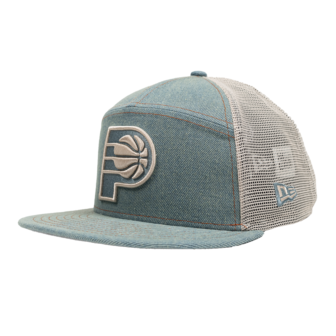 Adult Indiana Pacers Denim 9Fifty Hat in Denim by New Era