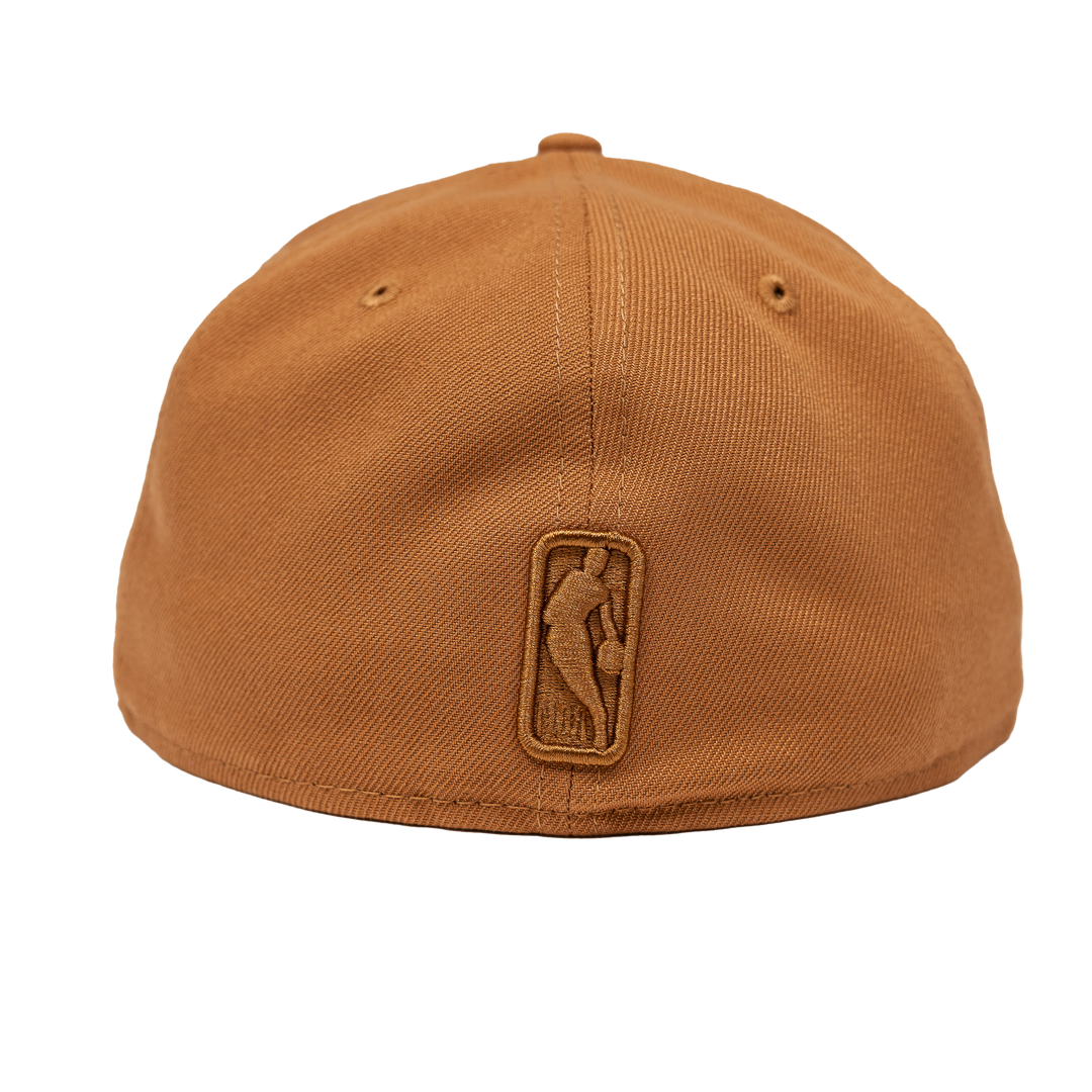 Adult Indiana Pacers Color Pack OTC 59Fifty Hat in Tan by New Era