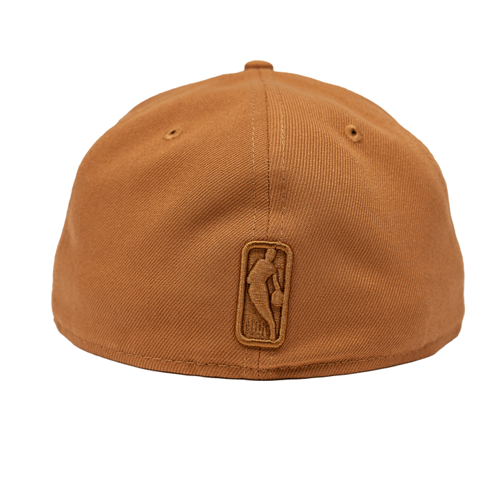 Adult Indiana Pacers Color Pack OTC 59Fifty Hat in Tan by New Era