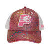 Youth Girls Indiana Pacers Sparkle Hearts Hat in Pink by New Era