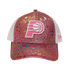 Youth Girls Indiana Pacers Sparkle Hearts Hat in Pink by New Era