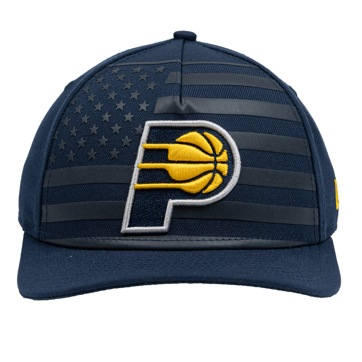 Adult Indiana Pacers American Flag 9Forty Hat in Navy by New Era