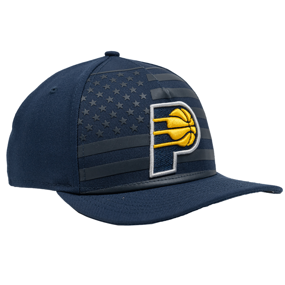 Adult Indiana Pacers American Flag 9Forty Hat in Navy by New Era