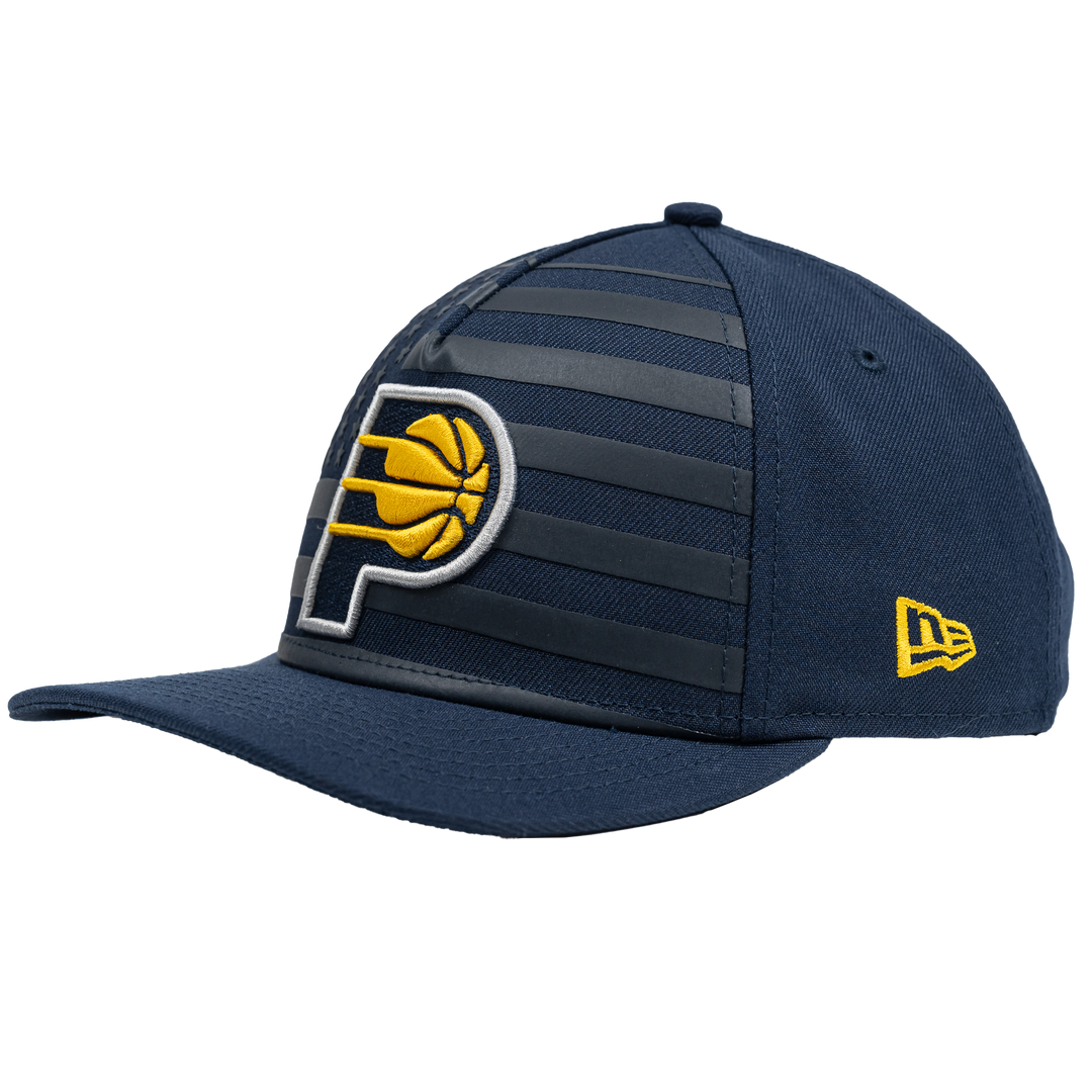 Adult Indiana Pacers American Flag 9Forty Hat in Navy by New Era