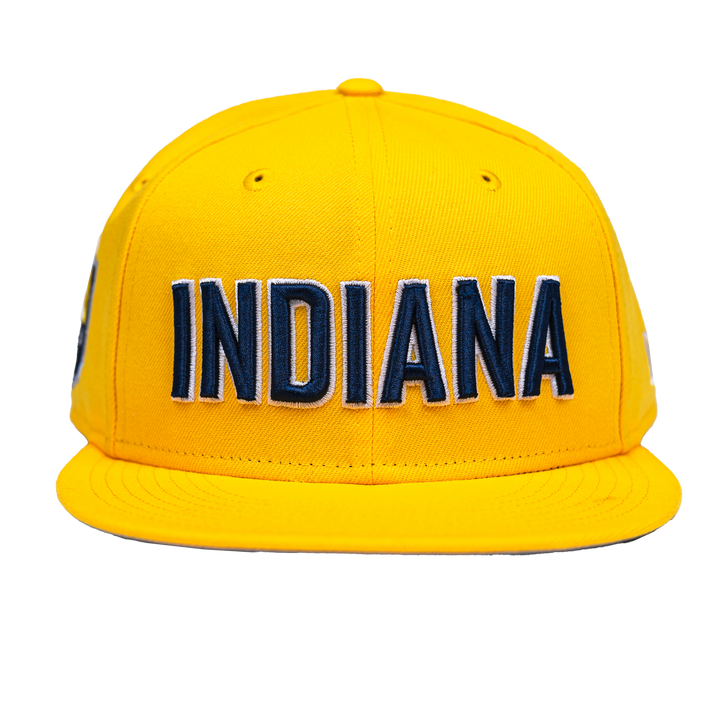 Adult Indiana Pacers 24-25' Statement 59FIFTY Hat in Gold by New Era