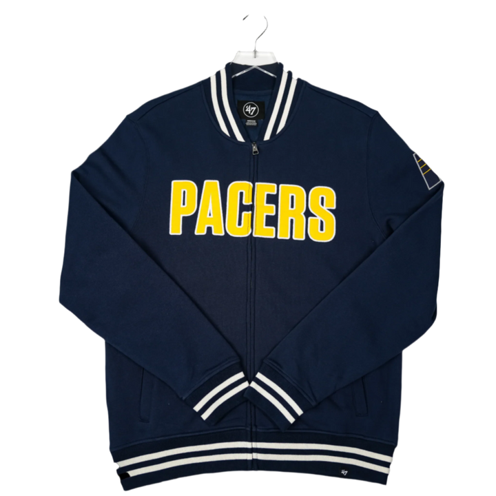 Adult Indiana Pacers Wax Pro Track Jacket in Navy by '47