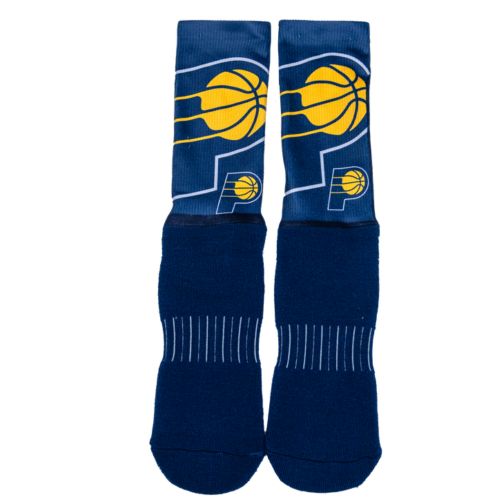 Indiana Pacers Phenom Curve Socks in Navy by For Bare Feet