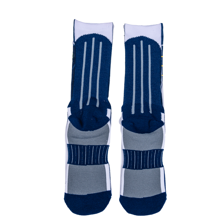 Indiana Pacers Phenom Curve Socks in Navy by For Bare Feet