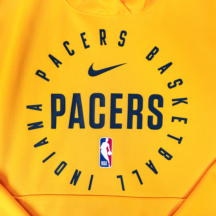 Adult Indiana Pacers 24-25' Spotlight Hooded Sweatshirt in Gold by Nike