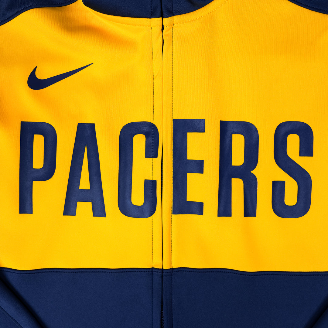 Adult Indiana Pacers 24-25' Authentic Showtime Full-Zip Hooded Jacket in Navy by Nike