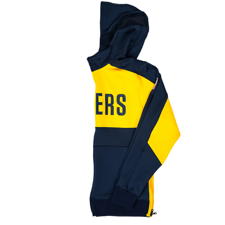 Adult Indiana Pacers 24-25' Authentic Showtime Full-Zip Hooded Jacket in Navy by Nike