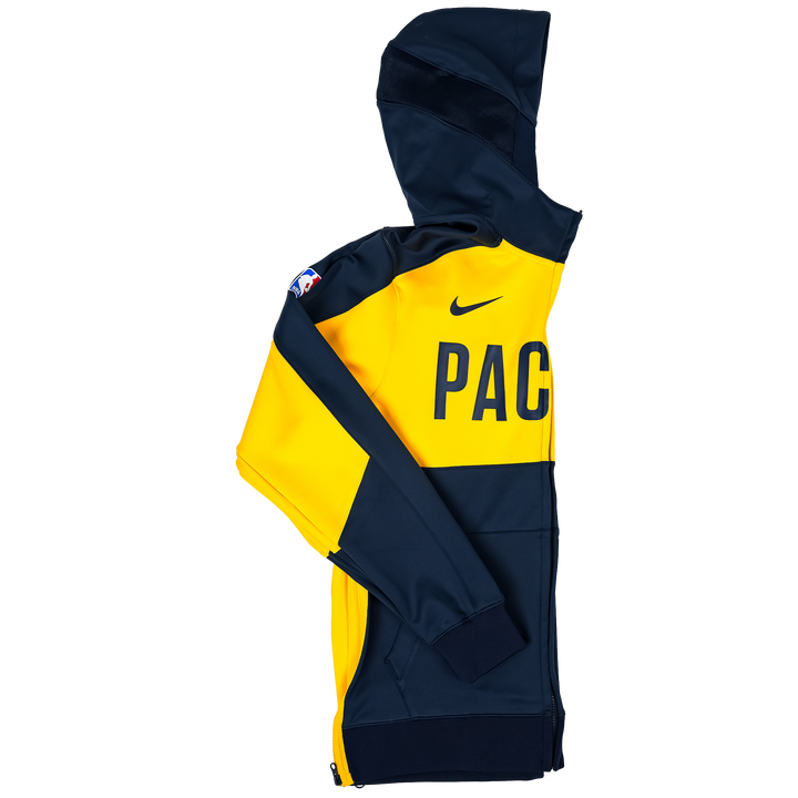 Adult Indiana Pacers 24-25' Authentic Showtime Full-Zip Hooded Jacket in Navy by Nike