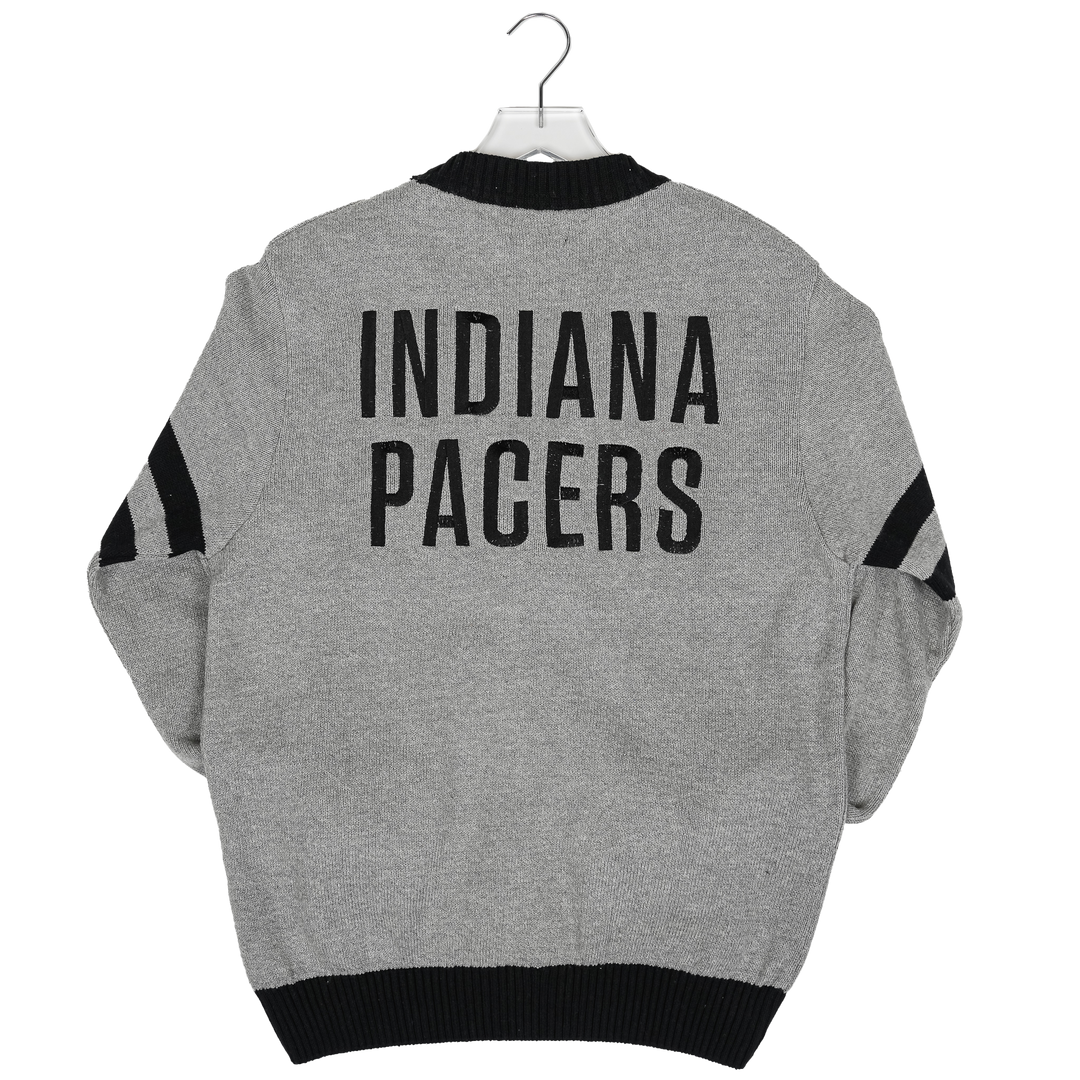 Adult Indiana Pacers Martin Luther King Jr. Letterman Cardigan in Grey by FISLL