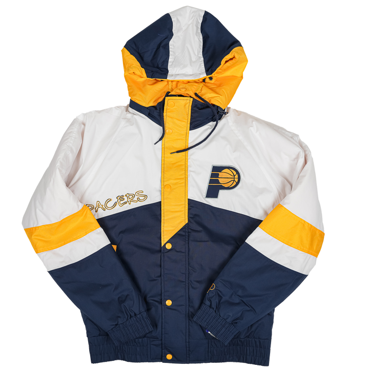 Adult Indiana Pacers Pro Player Shoulder to Shoulder Full-Zip Jacket in Navy by G-III