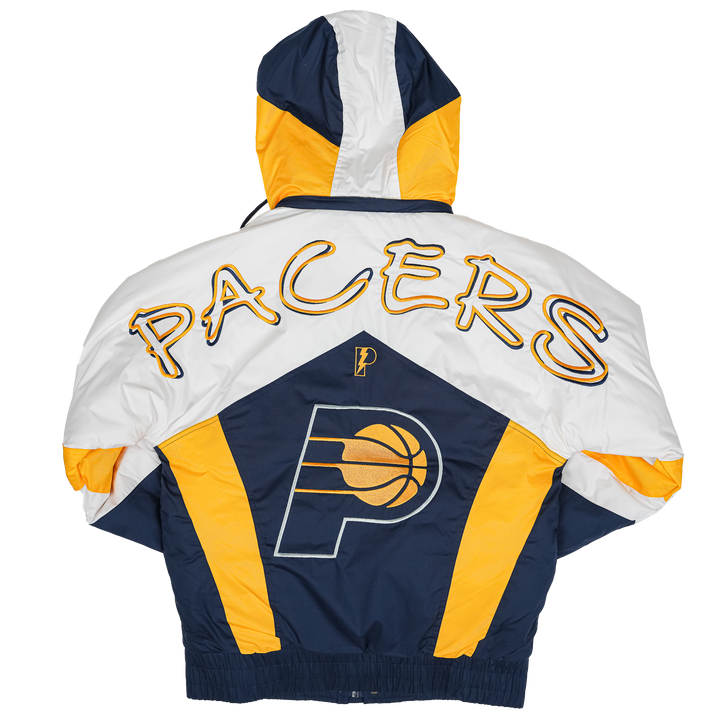 Adult Indiana Pacers Pro Player Shoulder to Shoulder Full-Zip Jacket in Navy by G-III