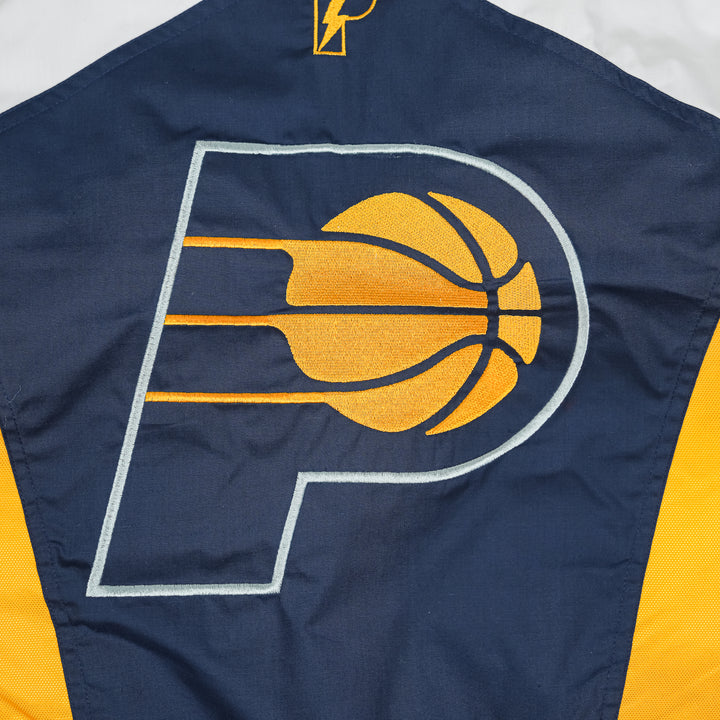 Adult Indiana Pacers Pro Player Shoulder to Shoulder Full-Zip Jacket in Navy by G-III