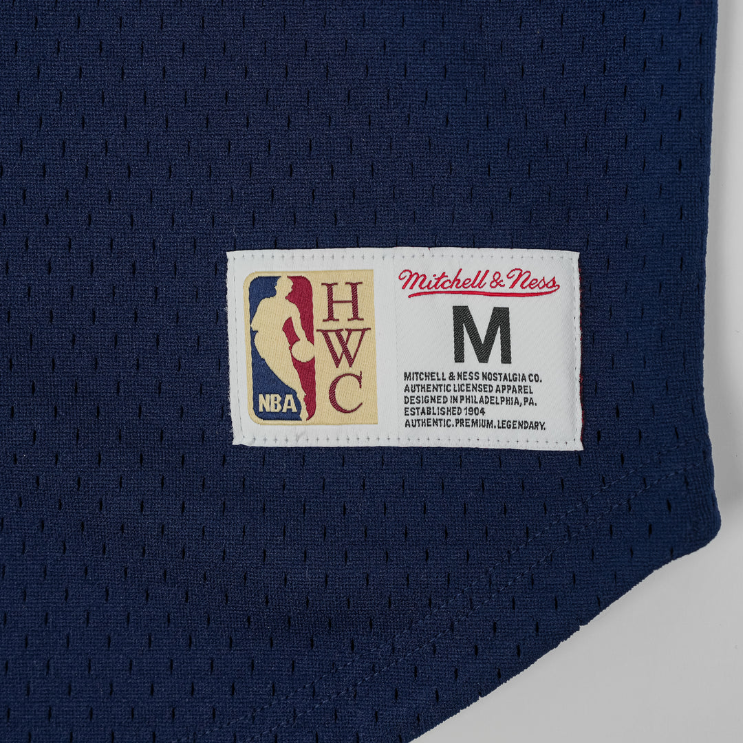 Adult Indiana Pacers Gametime Mesh Baseball Jersey in Navy by Mitchell and Ness