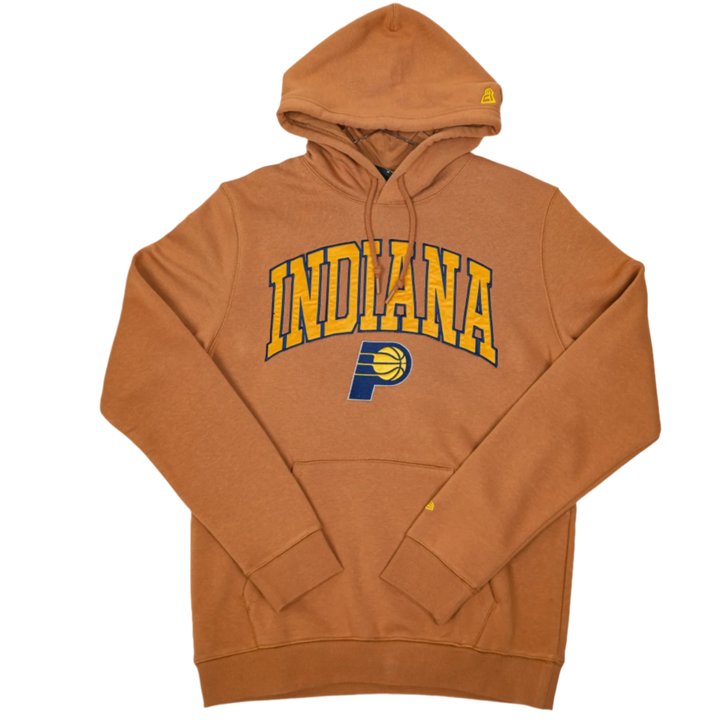 Adult Indiana Pacers Color Pack Hooded Sweatshirt in Tan by New Era