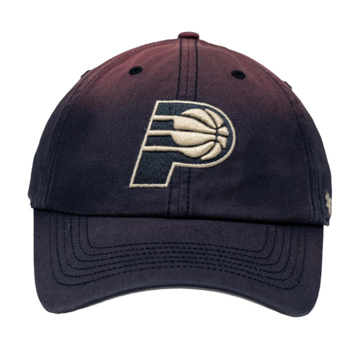 Adult Indiana Pacers Primary Logo Dusted Clean-Up Hat in Navy by '47