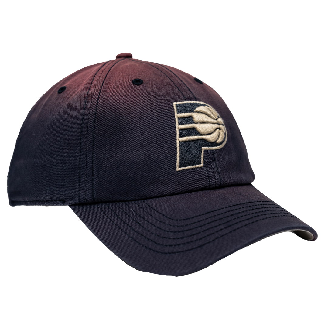 Adult Indiana Pacers Primary Logo Dusted Clean-Up Hat in Navy by '47