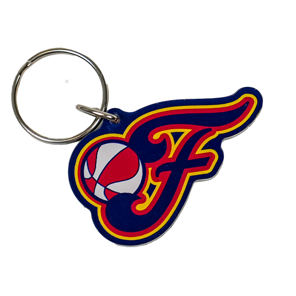 Indiana Fever Hi-Def Secondary Logo Key Ring Keychain