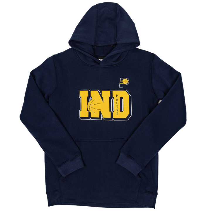 Youth Indiana Pacers Series Sweep Hooded Sweatshirt in Navy by OuterStuff