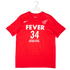 Adult Indiana Fever 34 Grace Berger Rebel Name and Number T-shirt in Red by Nike