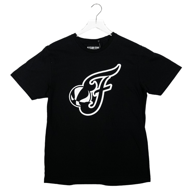 Adult Indiana Fever Secondary Logo T-shirt in Black by Fever Team Store