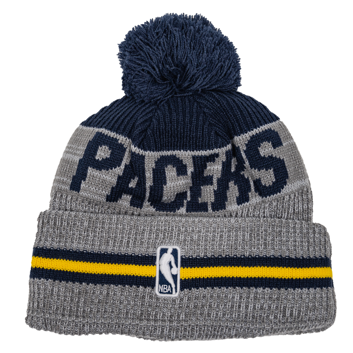 Adult Indiana Pacers Runner Knit Hat in Grey by New Era