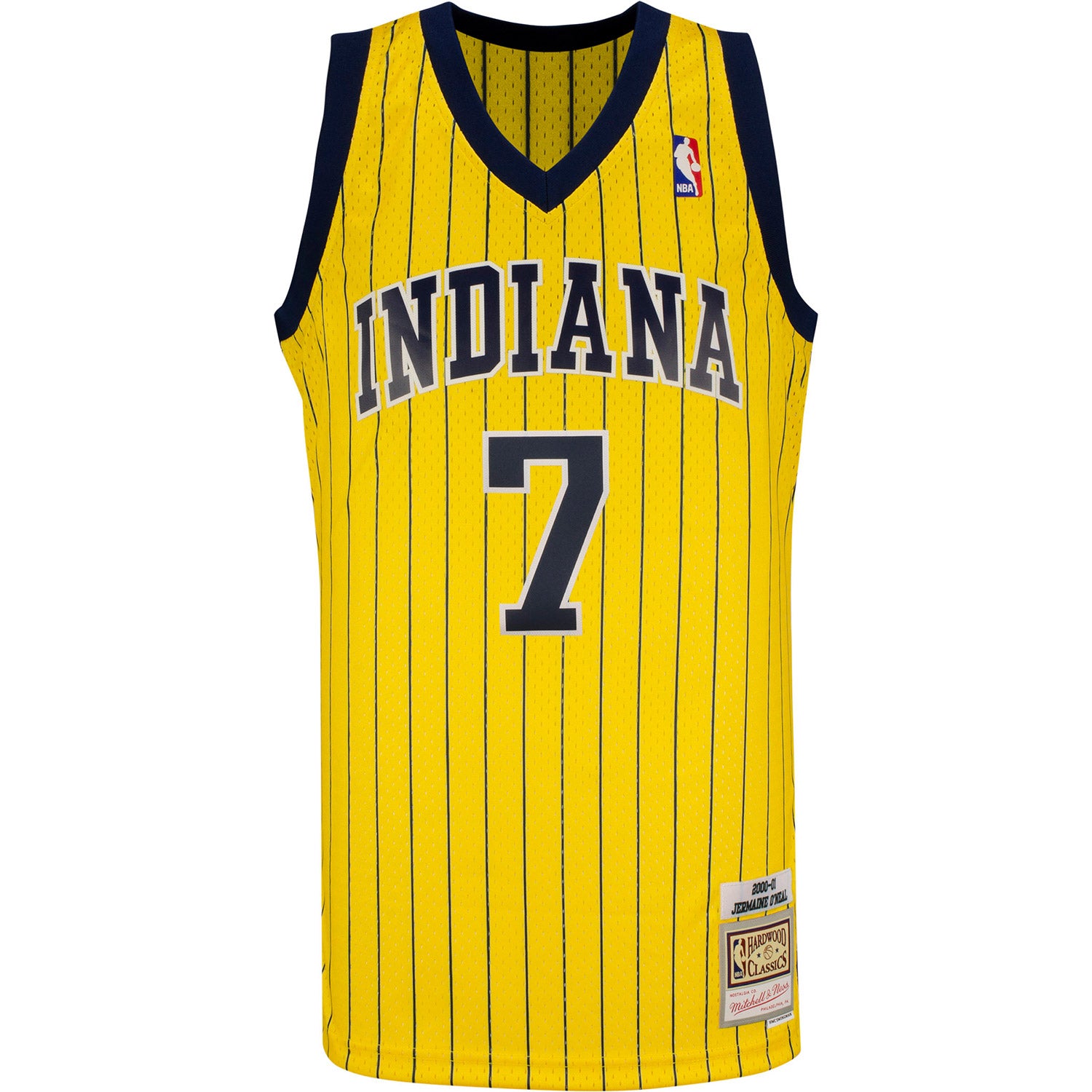 New Nike Jermaine O'Neal #7 Indiana Pacers HWC Swingman