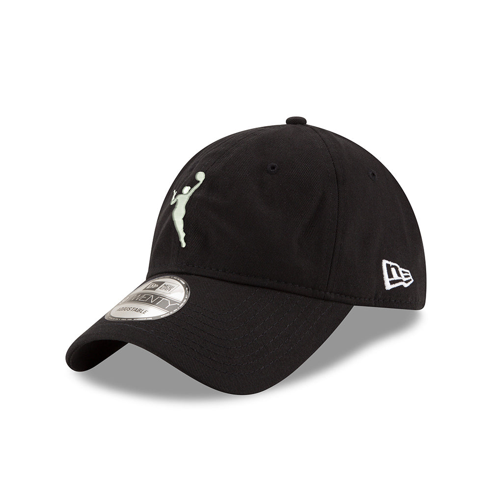 Men's Indiana Fever New Era Black Rebel Edition 9TWENTY Adjustable Hat